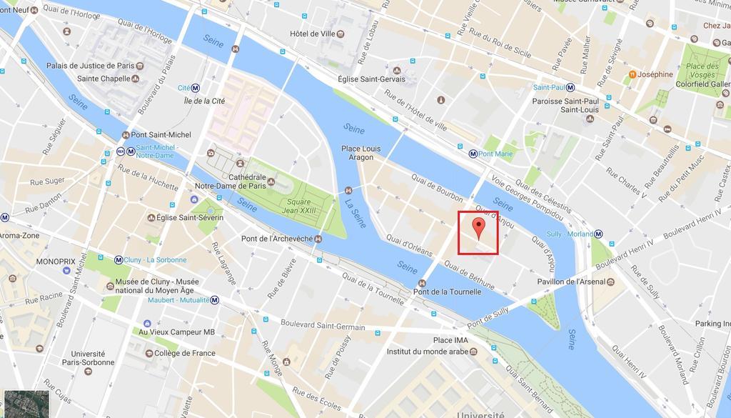 Studio Saint Louis En Ile Paříž Exteriér fotografie